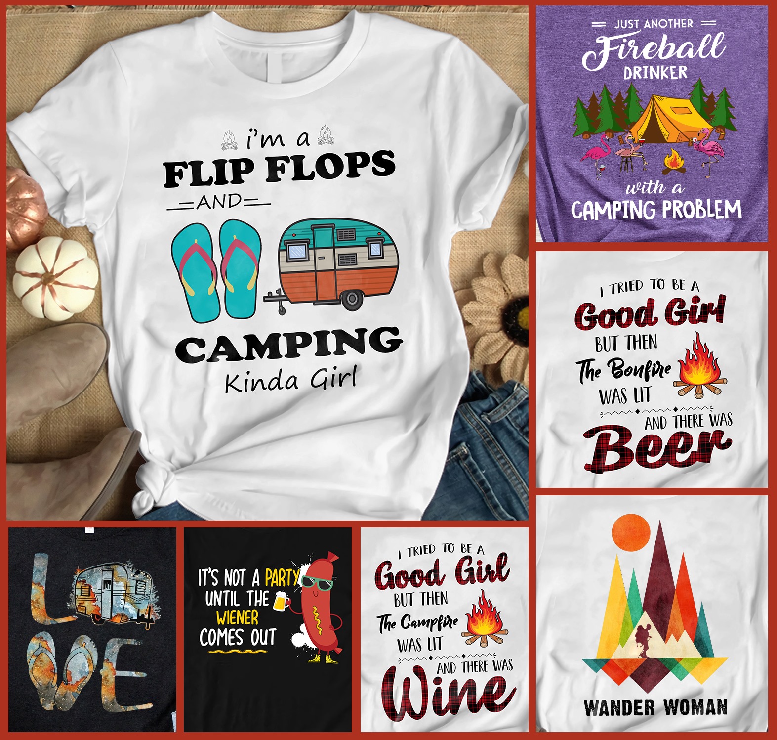 Im a flip flops and camping kinda girl