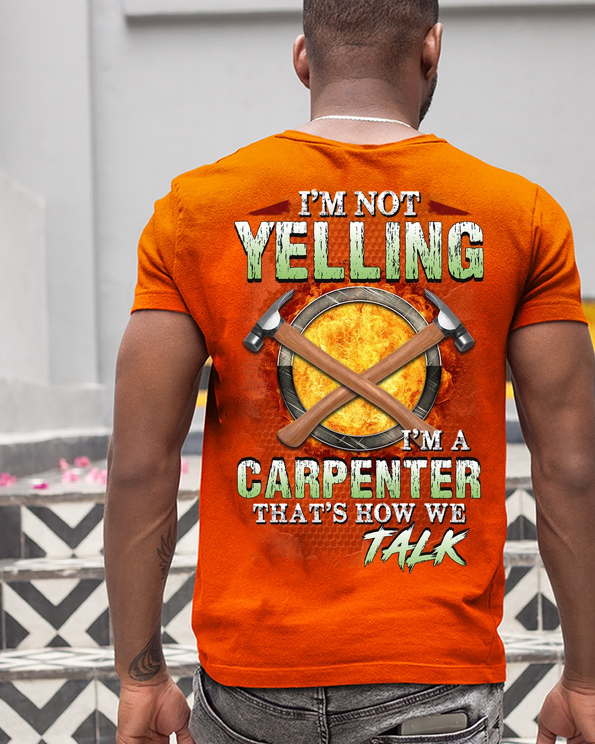 Im not yelling carpenter thats how me talk