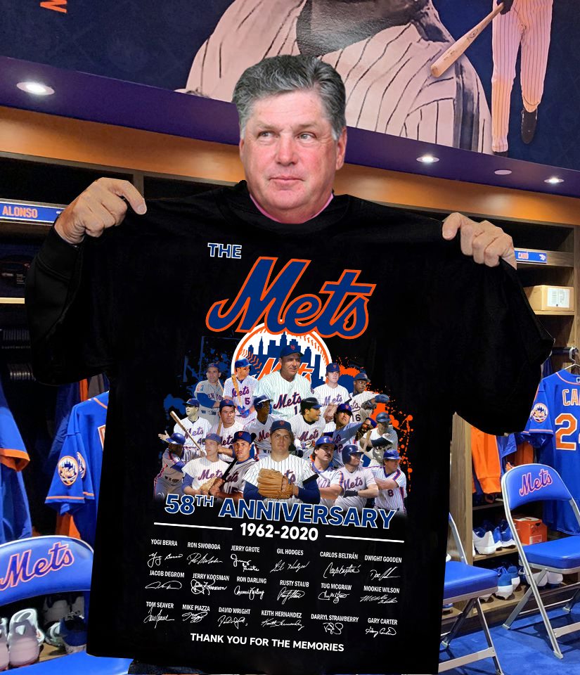 The mets 58th anniversary. 1962-2020. Thank you for the memories