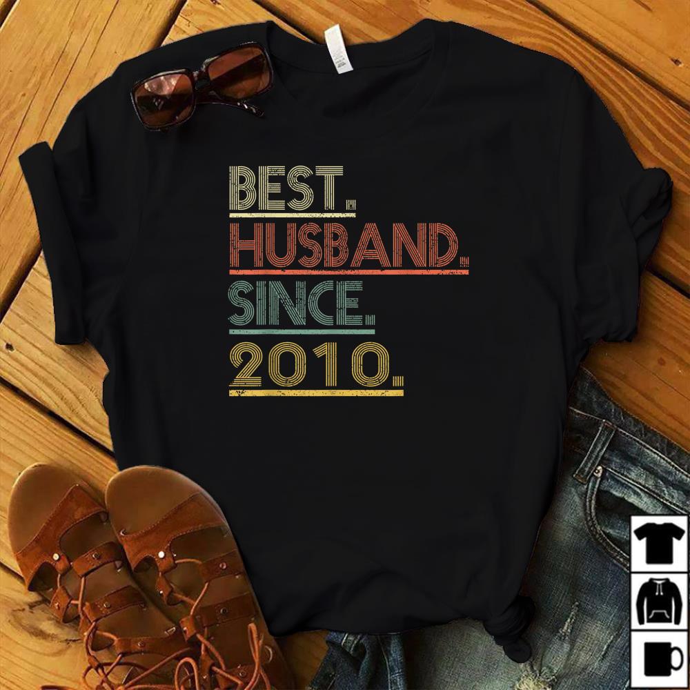 9th Wedding Anniversary Gifts Husband Since 2010 T Shirt
