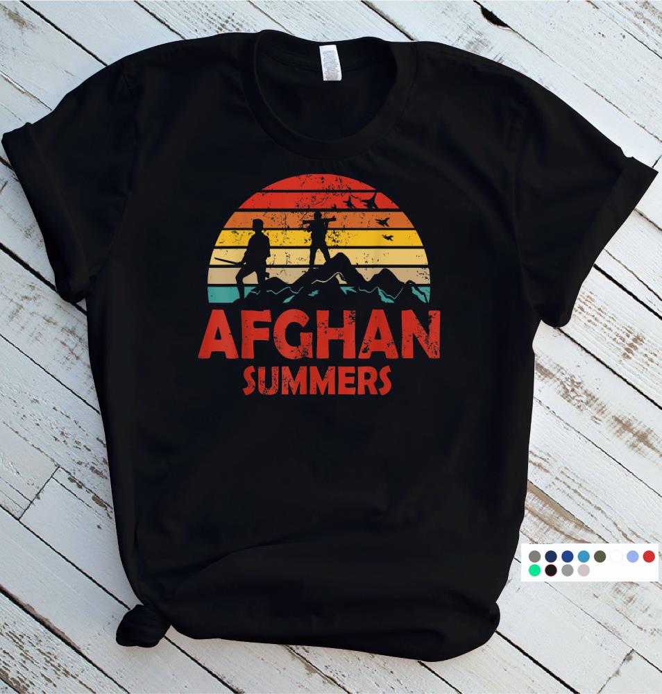 Afghan Summers Veteran Shirt Funny Afghanistan Veteran Gifts T-Shirt