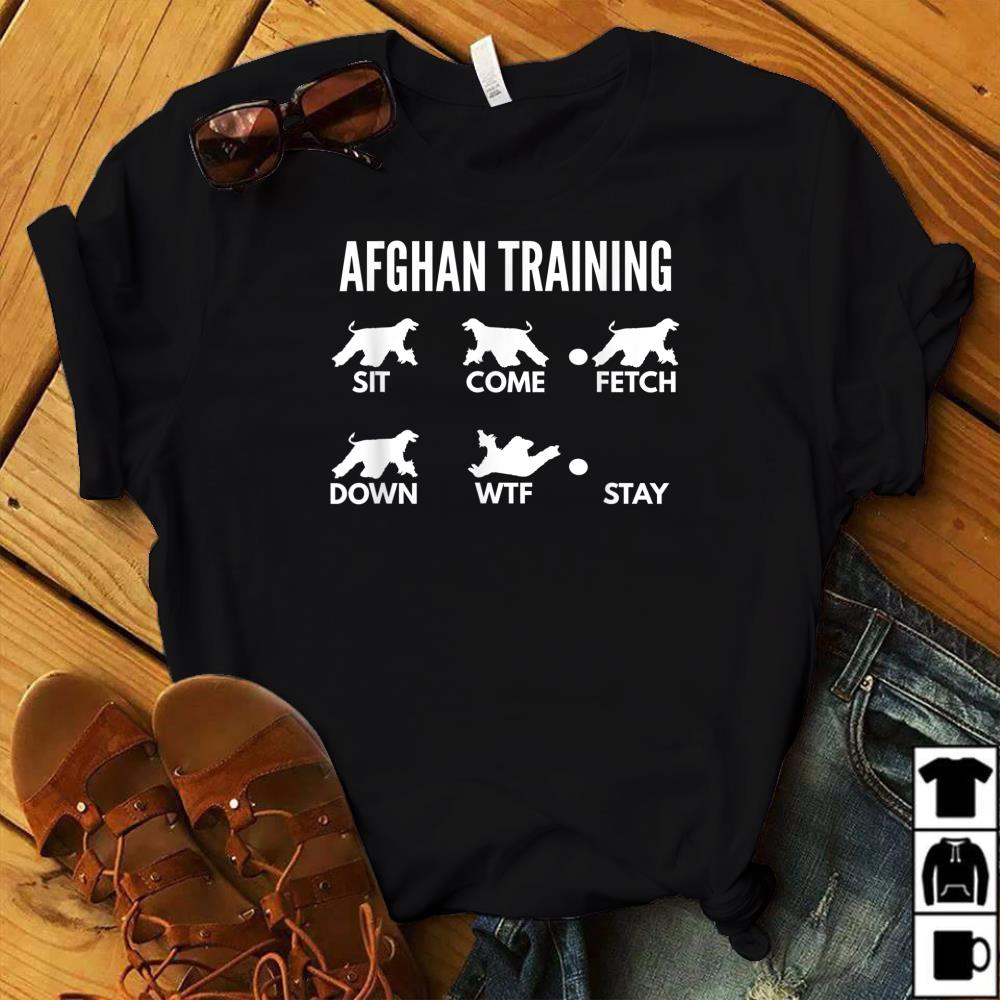 Afghan Training - Afghan Hound Tricks T-Shirt