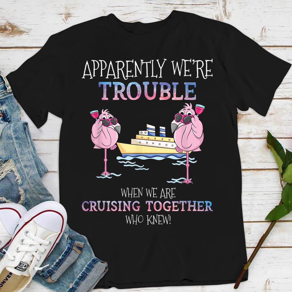 Apparently Were Trouble When We Are Cruising Together Gift T-Shirt