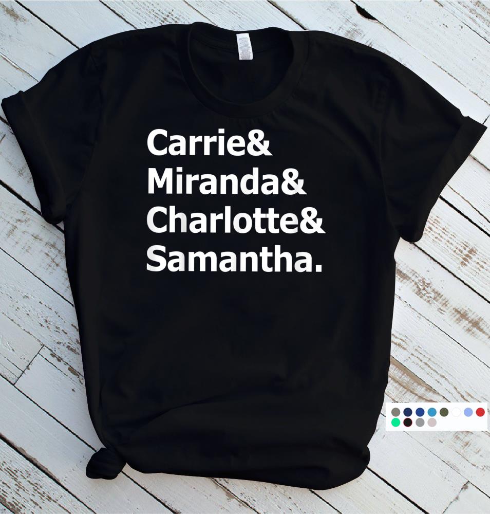 Carrie and Miranda and Charlotte and Samantha Ampersand