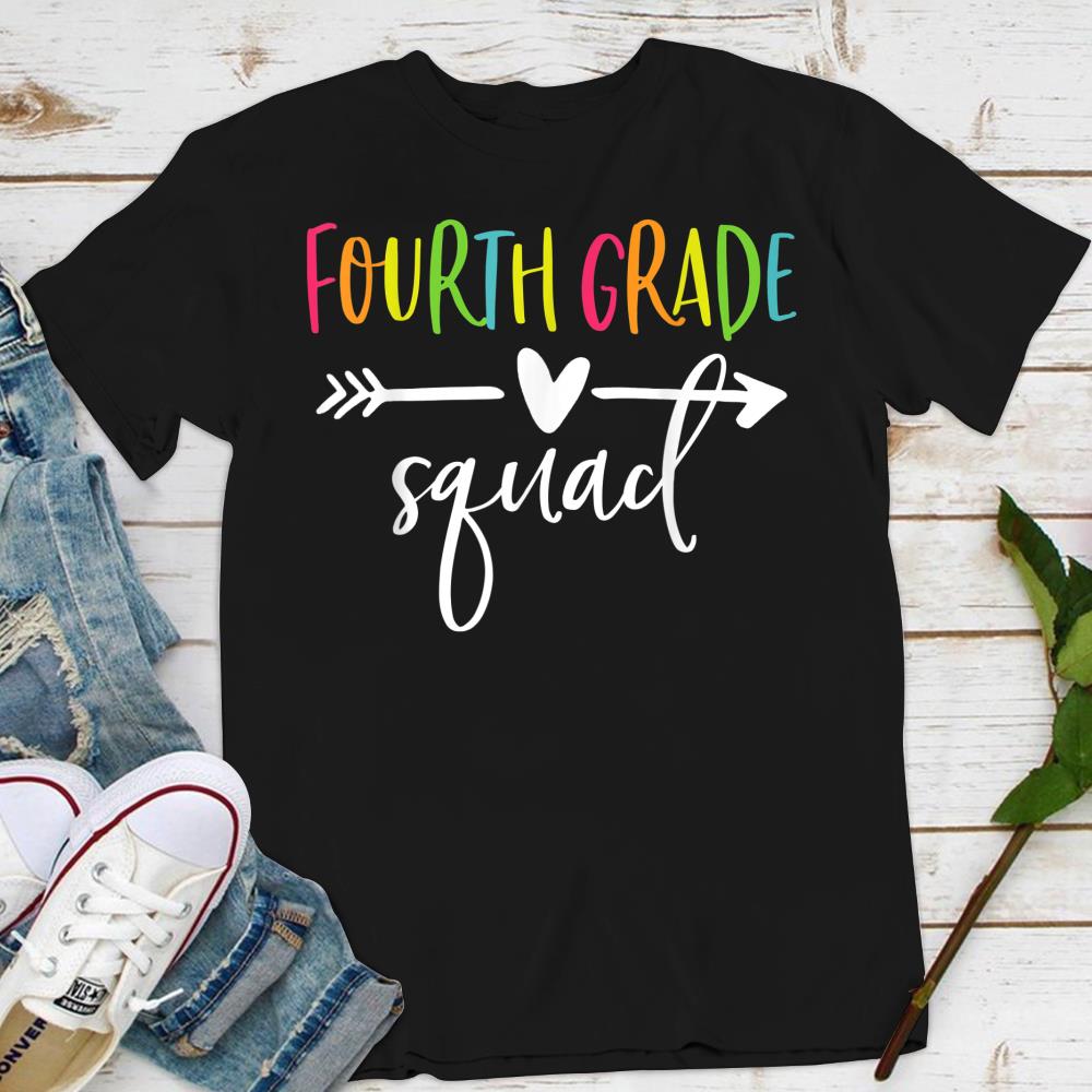 Funny fourth grade squad t shirt 4th teacher back to school T-Shirt