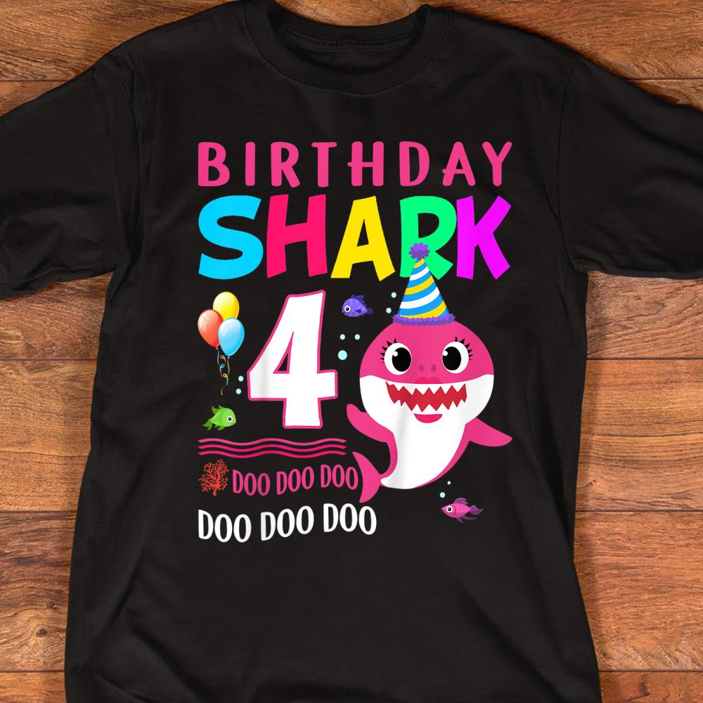 Kids Baby Shark 3 Years Old 3rd Birthday Doo Doo T Shirt Size S 5xl mutee Net Shirts Shop Funny T Shirts Make Your Own Custom T Shirts