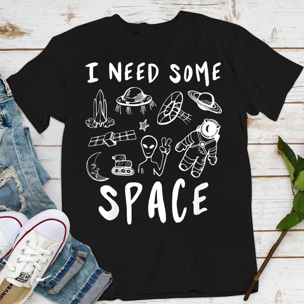 Kids Space Theme Back To School Boys T-Shirt