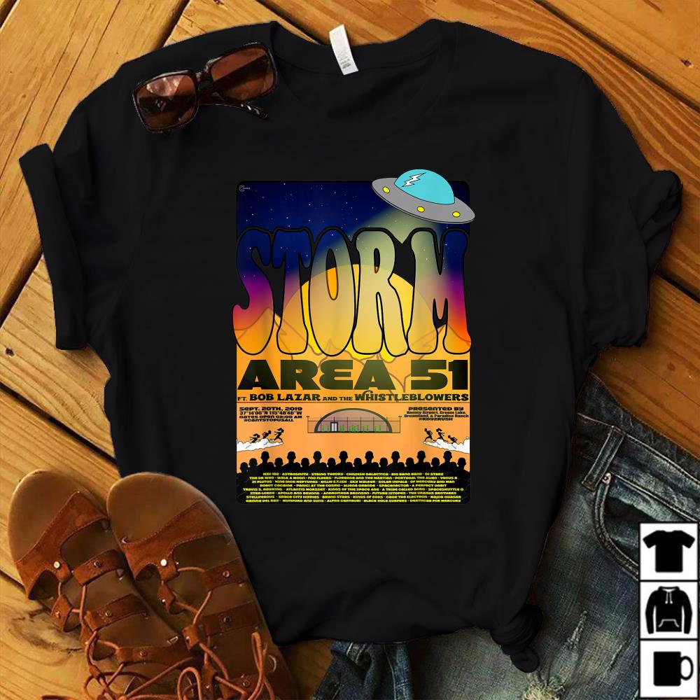 Official Storm Area 51, They Cant Stop Us All Festival Tee