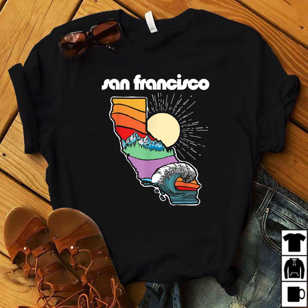 San Francisco California Outdoors Retro Nature Graphic T-Shirt