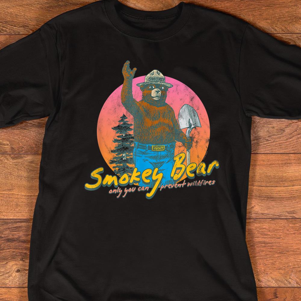 retro smokey the bear shirt