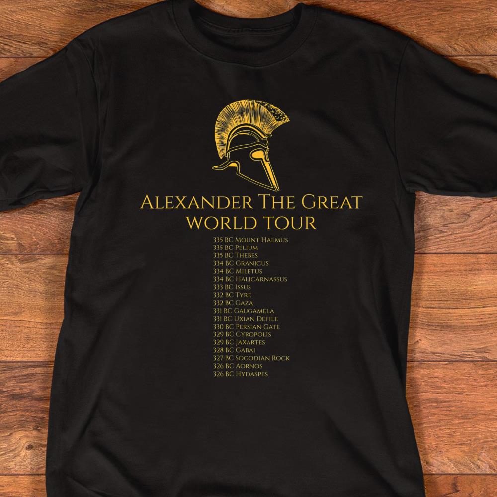 alexander the great t shirt