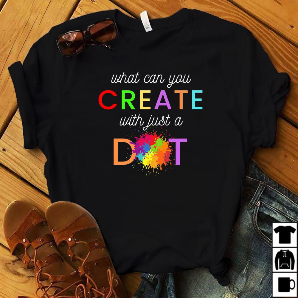 International Dot Day, What can you create with just a dot? Premium T-Shirt