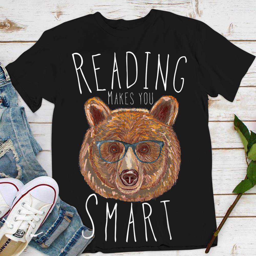 Teachers Gifts Reading Bear T Shirt Apparel