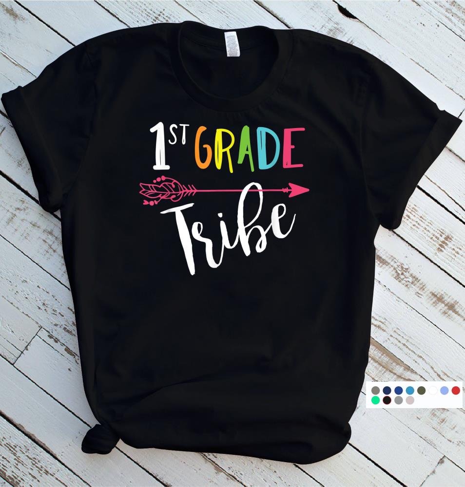 Team 1st First Grade Teacher Tribe Back To School T Shirt