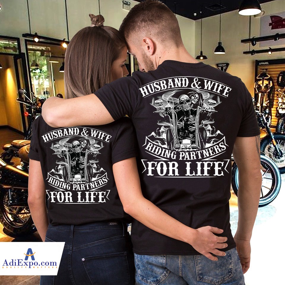 husband a wife riding partners for life