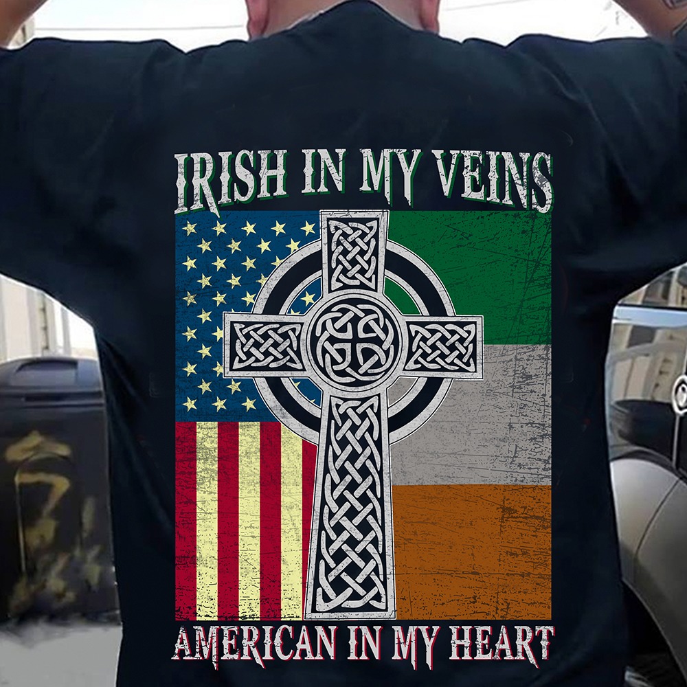 irish in my veins. american in my heart