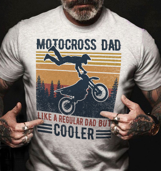 motocross dad like a regular dad but cooler