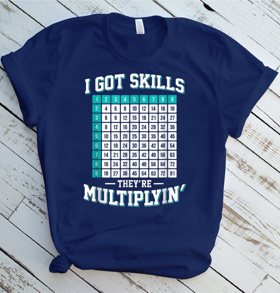 maths themed t shirts