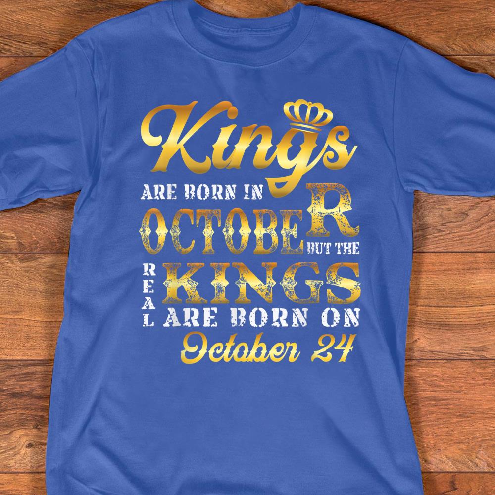 Kings Are Born In 1996 Mens T-Shirt 24th Twenty Four Birthday Gift Idea Royal