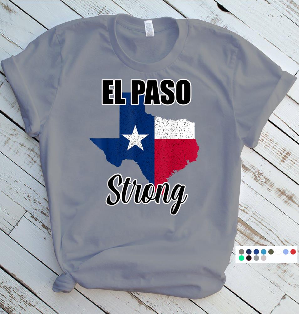 El Paso Texas TX Tex T-Shirt MAP