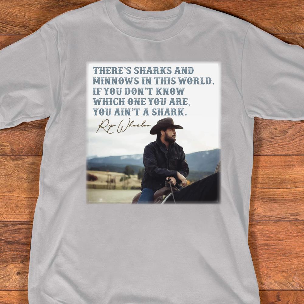 Shark Quote Fan Yellowstone Long Sleeve 