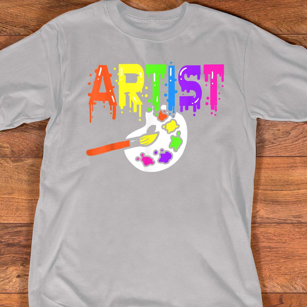 Drawing Artist T-shirt Sketch Art Teacher Gift Painting Painter Funny Tee Shirt
