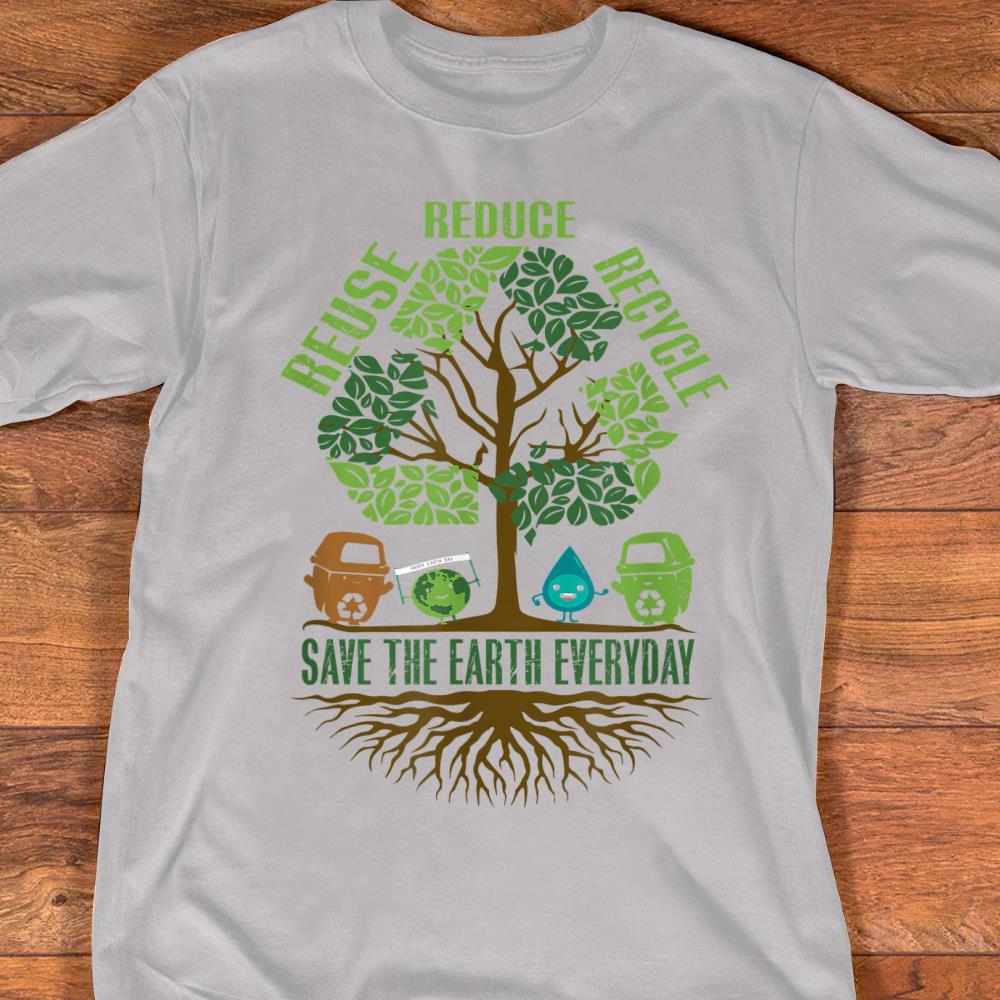 ADVICE FROM THE EARTH T-SHIRT TEE CONSERVE GREEN NWT