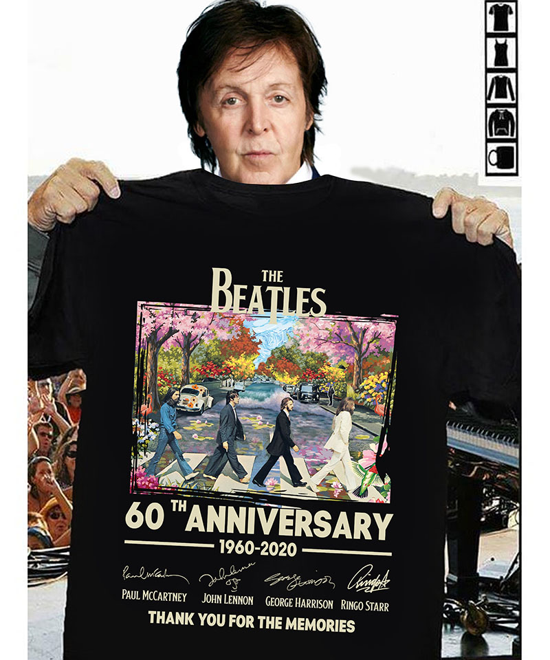 the beatles 60th anniversary. thank you for the memories
