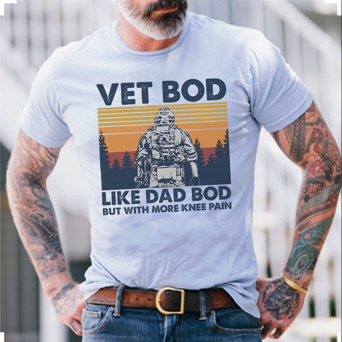 vet bod like dad bod but with more knee pain