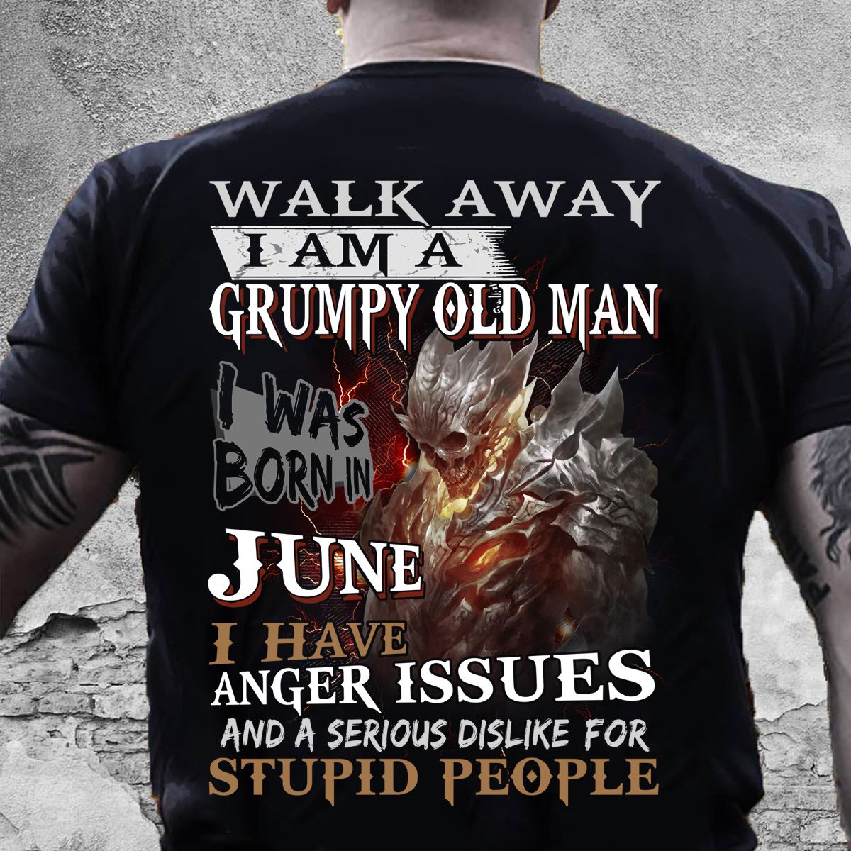 walk away. I am a grumpy old man.I was born in june i have anger issues and a serious dislike for stupid people
