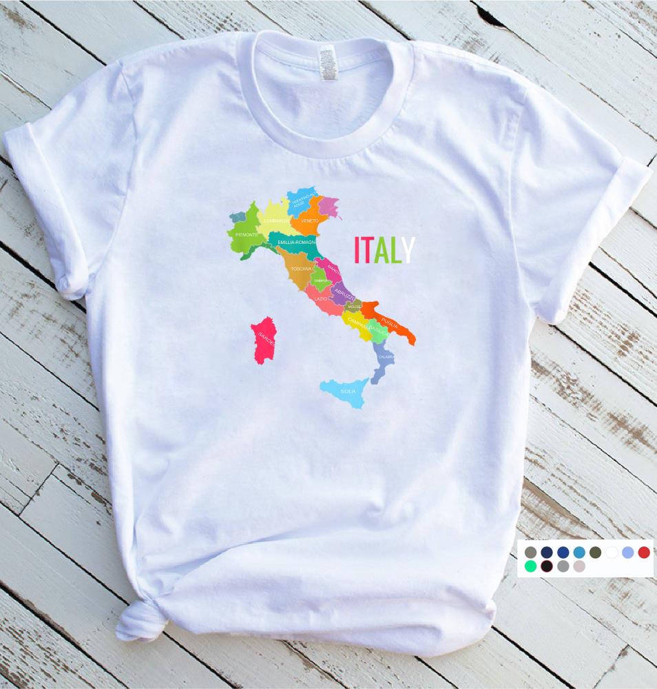 Italien Stiefel Land Karte Italy Italia Mappa Stilvali Shirt Sweatshirt