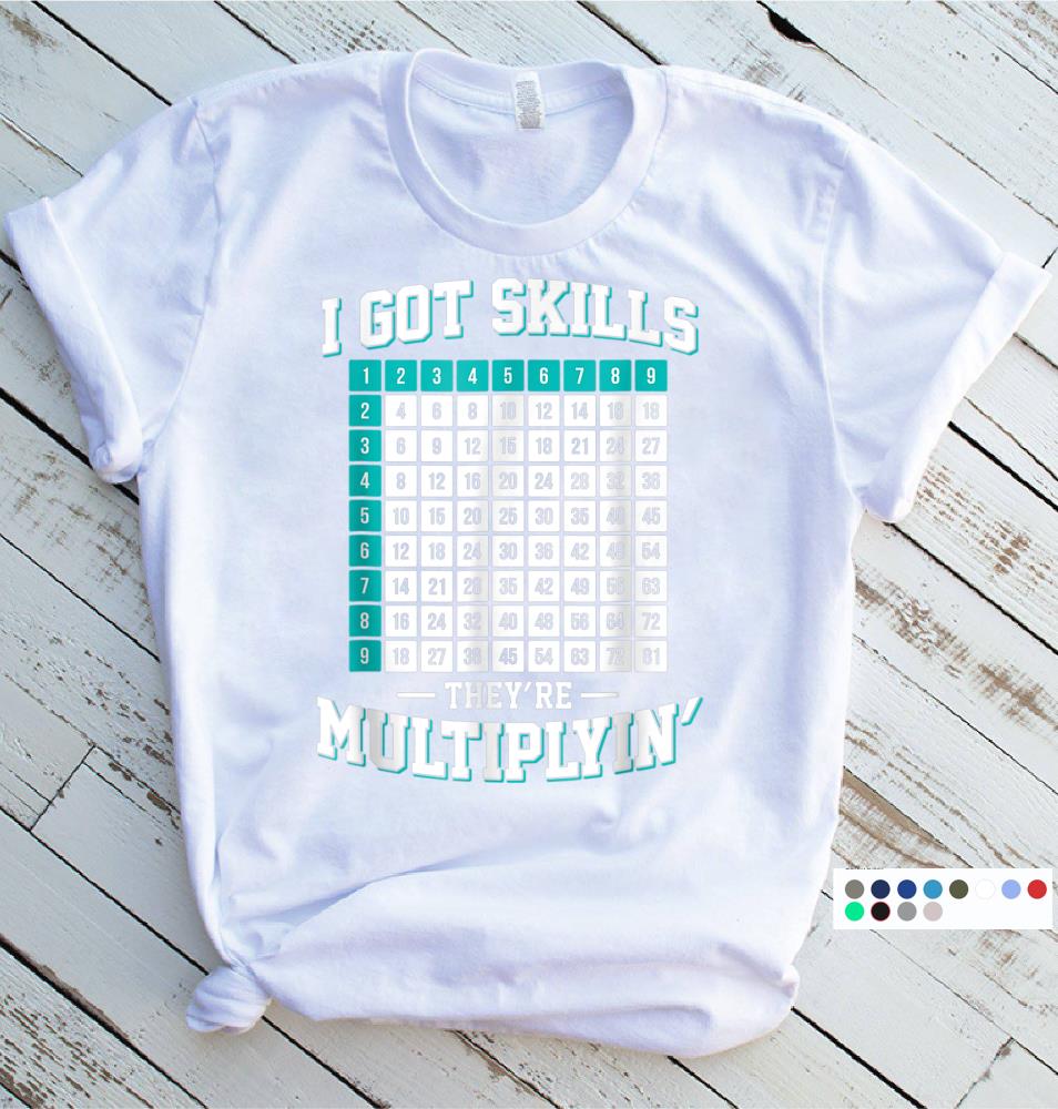 maths themed t shirts